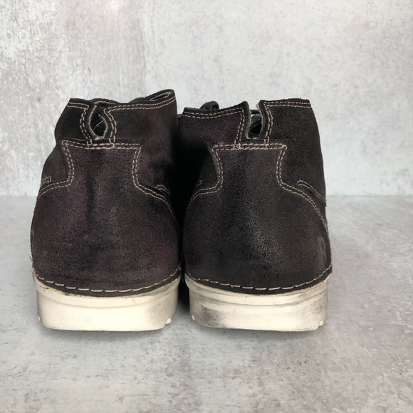 Roan By BedStu Black Oiled Suede Leather Handfinished Shoes Tobias 11.5 NIB main image 5